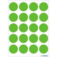 HERMA Markierungspunkt VARIO 19mm Papier grün 100...