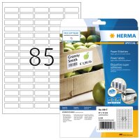 HERMA Universaletikett Power 37 x 13 mm (B x H) Papier...