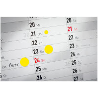Avery Zweckform Markierungspunkt 10mm Papier gelb 800...