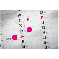 Avery Zweckform Markierungspunkt 10mm Papier magenta 800...