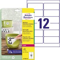 Avery Zweckform Folienetikett 99,1 x 42,3 mm (B x H)...