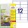 Avery Zweckform Folienetikett 99,1 x 42,3 mm (B x H) weiß 240 Etik./Pack.