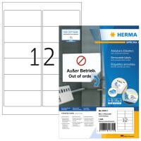 HERMA Adressetikett 99,1 x 42,3 mm (B x H) Papier weiß 1.200 Etik./Pack.