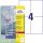 Avery Zweckform Folienetikett 105 x 148 mm (B x H) transparent 40 Etik./Pack.