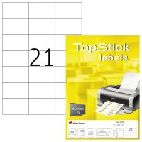 Universaletikett TopStick 70 x 42,3 mm (B x H) nicht...