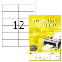 Universaletikett TopStick 96,5 x 42,3 mm (B x H) nicht...