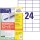 Avery Zweckform Universaletikett ultragrip SPARPACK 50 + 15 Blatt 70 x 37 mm (B x H) nicht wieder ablösbar Papier weiß 1.560 Etik./Pack.