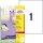 Avery Zweckform Universaletikett 210 x 297 mm (B x H) Papier weiß 40 Etik./Pack.