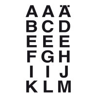 HERMA Buchstabenetikett 84 x 120 mm (B x H) Folie...