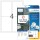 HERMA Adressetikett 99,1 x 139 mm (B x H) Papier weiß 100 Etik./Pack.