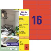 Avery Zweckform Universaletikett 105 x 37 mm (B x H)...