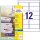 Avery Zweckform Adressetikett 99,1 x 42,3 mm (B x H) Papier weiß 300 Etik./Pack.