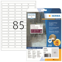 HERMA Folienetikett SPECIAL 37 x 13 mm (B x H) weiß 2.125 Etik./Pack.