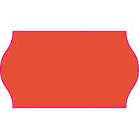 CreenLine Auszeichnungsetikett 26 x 12 mm (B x H) rot...
