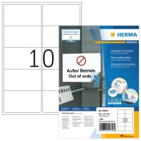 HERMA Adressetikett 99,1 x 57 mm (B x H) Papier weiß 1.000 Etik./Pack.