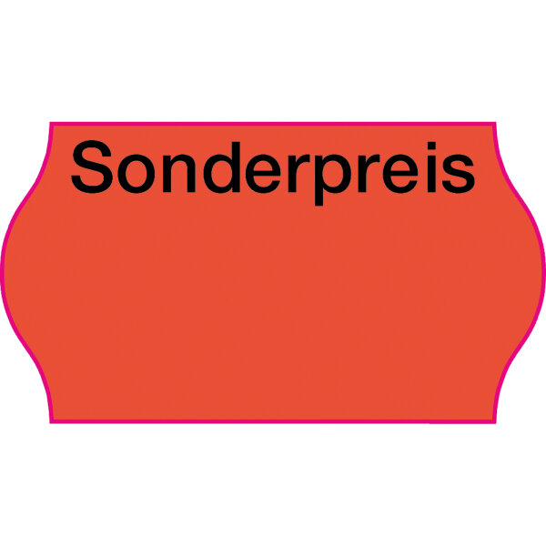 CreenLine Auszeichnungsetikett 26 x 12 mm (B x H) rot Sonderpreis 1.500 Etik./Rl. 27.000 Etik./Pack.