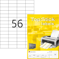 Universaletikett TopStick 52,5 x 21,2 mm (B x H) nicht...