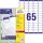 Avery Zweckform Adressetikett ultragrip 38,1 x 21,2 mm (B x H) Papier weiß 6.500 Etik./Pack.
