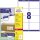 Avery Zweckform Adressetikett ultragrip 99,1 x 67,7 mm (B x H) Papier weiß 800 Etik./Pack.
