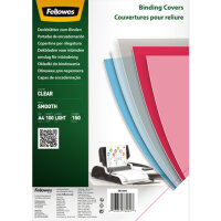 Fellowes® Deckblattfolie DIN A4 150µm PET, 70 %...