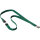DURABLE Textilband SOFT COLOUR DURABLE Ausweishalter 1,5 x 44 cm (B x L) Sicherheitsverschluss Karabinerhaken dunkelgrün/petrol 10 St./Pack.
