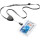 DURABLE Textilband FLEX Namensschild, Ausweishalter 0,8 x 50 cm (B x L) Sicherheitsverschluss Jojo mit Druckknopf-Schlaufe schwarz 10 St./Pack.
