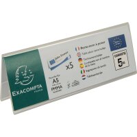 Exacompta Tischnamensschild Office Exacryl 21 x 6 x 17 cm...