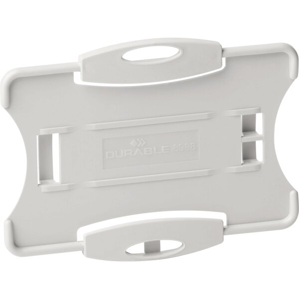DURABLE Ausweishalter ECO 87 x 54 mm (B x H) Kunststoff, 80 % recycelt grau 10 St./Pack.
