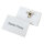 Veloflex Namensschild VELOCARD® 90 x 57 mm (B x H) Kombiklemme transparent 25 St./Pack.