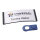 Avery Zweckform Namensschild polar® classic 65 x 30 mm (B x H) inkl. 1 Bogen (18 Namenskarten) Papier A4 weiß Magnet anthrazit 5 St./Pack.