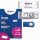 Avery Zweckform Namensschild polar® classic 74 x 34 mm (B x H) inkl. 1 Bogen (16 Namenskarten) Papier A4 weiß Magnet edelstahl 5 St./Pack.