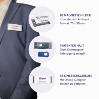 Avery Zweckform Namensschild polar® classic 65 x 30...