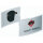 DURABLE Namensschild KONVEX 75 x 40 mm (B x H) Kombiklemme transparent 25 St./Pack.