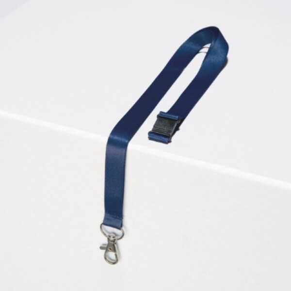 Avery Zweckform Textilband Namensschild-, Ausweishalter mit Clip-Ausstanzung 1,5 x 44 cm (B x L) Sicherheitsverschluss Karabinerhaken blau 10 St./Pack.