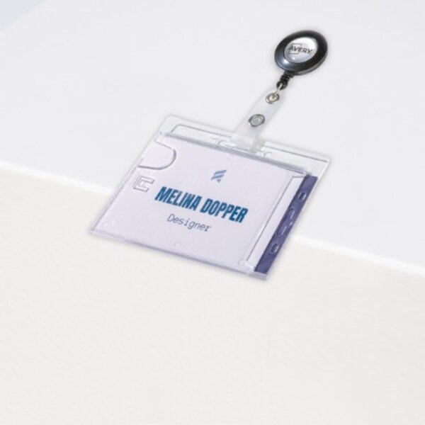 Avery Zweckform Ausweishalter 90 x 54 mm (B x H) Kunststoff transparent 10 St./Pack.