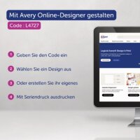 Avery Zweckform Einsteckschild 90 x 54 mm (B x H)...