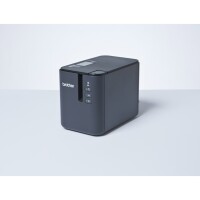 Brother Beschriftungsgerät PT-P900Wc inkl. TZe-Schriftbandkassette (36 mm x 8 m, schwarz auf weiß), Netzadapter, Netzkabel, USB-Kabel