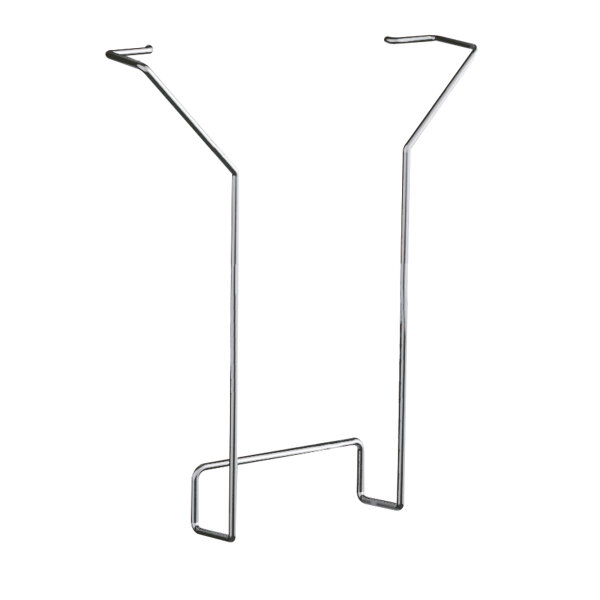 Kerkmann Prospekthalter 10,8 x 18 x 3,3 cm (B x H x T) DIN A4 Metall alusilber 1 Fach 2 St./Pack.
