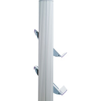 Paperflow Prospektständer 50 x 167,8 x 38,5 cm (B x H x T) Aluminium alu 8 Fächer