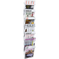 ALBA Prospekthalter 25 x 112 x 13 cm (B x H x T) DIN A4...
