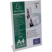 Exacompta Tischaufsteller Office Exacryl 21 x 30,5 x 8,3...