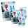 Exacompta Tischaufsteller Office Exacryl 15 x 21,4 x 5,5 cm (B x H x T) DIN A5 beidseitig verwendbar Acryl kristall