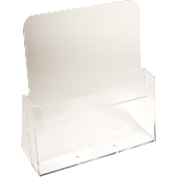 Exacompta Prospekthalter Office Exacryl 23,5 x 24,7 x 8,5 cm (B x H x T) DIN A4 Polystyrol kristall 1 Fach
