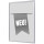 Showdown® Displays Bilderwechselrahmen 24,1 x 32,8 x 1,1 cm (B x H x T) DIN A4 Aluminium, eloxiert grau