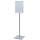 Showdown® Displays Infodisplay Design Standard 33 x 146,5 x 33 cm (B x H x T) DIN A3 silber