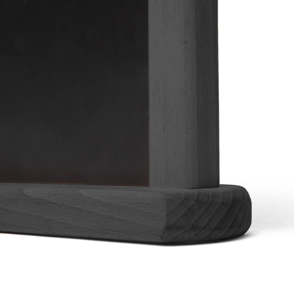Showdown® Displays Kreidetafel Natura Tisch Tafel nicht magnethaftend schwarz laminiert