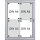FRANKEN Schaukasten Security Innenbereich, regengeschützter Außenbereich 52,1 x 69,6 x 2,3 cm (B x H x T) 4 x DIN A4 mit Schloss Aluminium silber