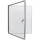 magnetoplan® Schaukasten SP Innenbereich 87 x 75 x 4 cm (B x H x T) 6 x DIN A4 mit Schloss Aluminium, eloxiert alu