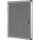 Bi-office Schaukasten Enclore Innenbereich 72 x 64,4 x 3,5 mm (B x H xT) 9 x DIN A4 mit Schloss Aluminium alu