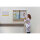 Bi-office Schaukasten Exhibit Innenbereich 114,6 x 96,7 x 5,4 cm (B x H x T) 15 x DIN A4 mit Schloss Aluminium alu